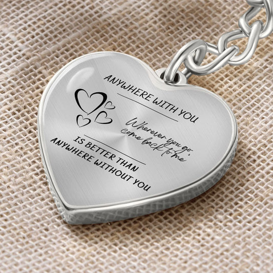 Soulmate, Wife, Daughter | Graphic Heart Keychain | Valentine's Day