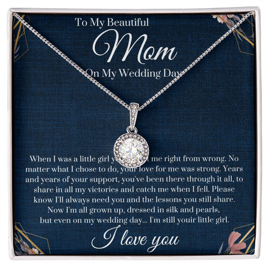 To My Mom On My Wedding Day | Eternal Hope Necklace