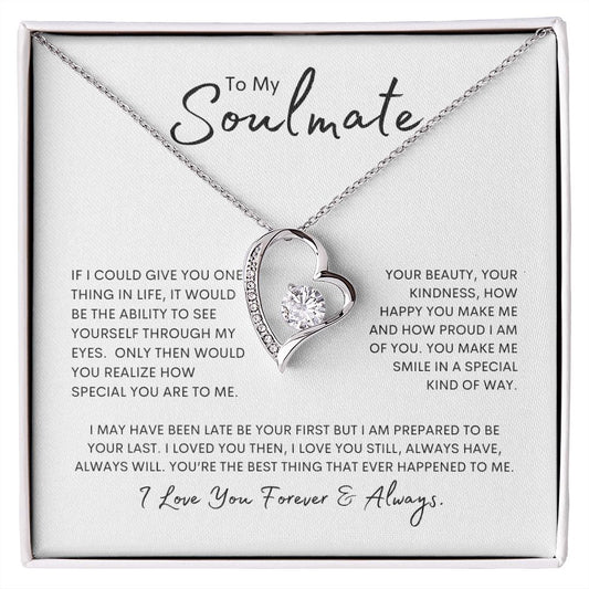 To My Soulmate | Forever Love Necklace | Valentine's Day